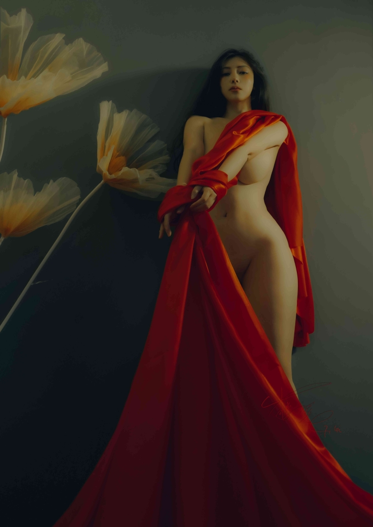 【微密圈】樱晚gigiNO.50 粉丝群收费写真21 春.染 [25P-177MB]插图