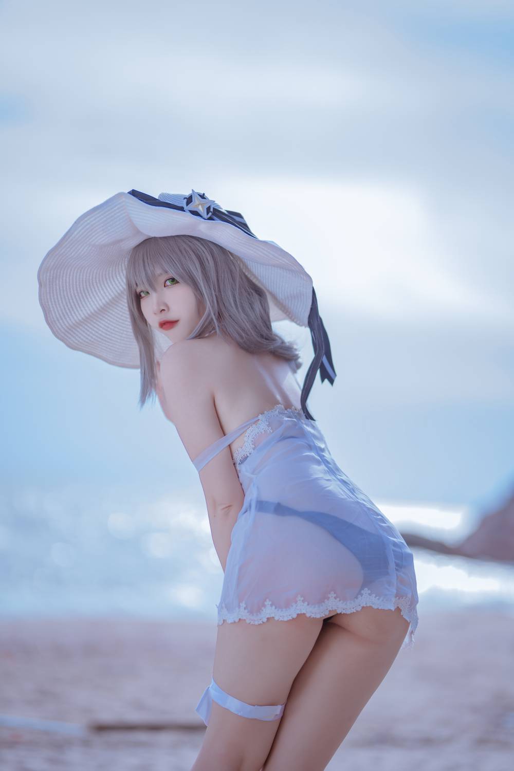二佐Nisa NO.150 碧蓝天鹰泳装 [20P-546MB]插图1