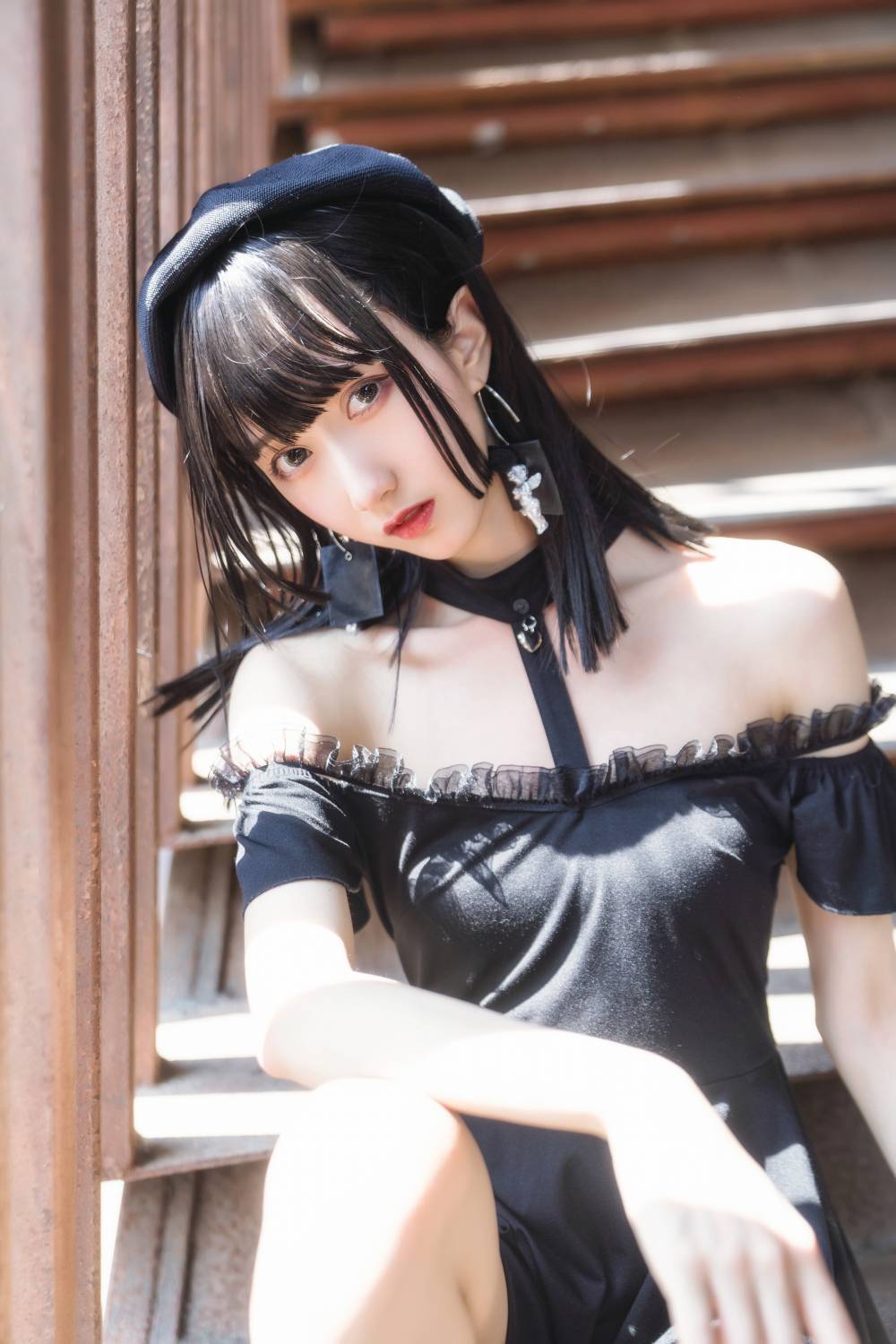木绵绵 NO.078 黑色魅惑 [23P-441MB]插图1