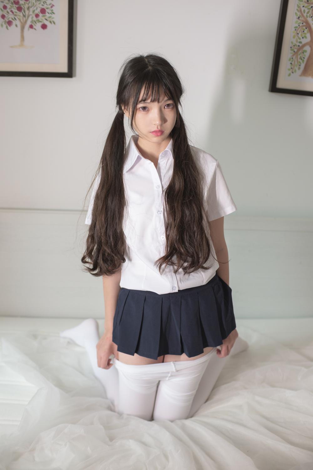 森萝财团写真 X-034 JK白丝清纯小妹插图1