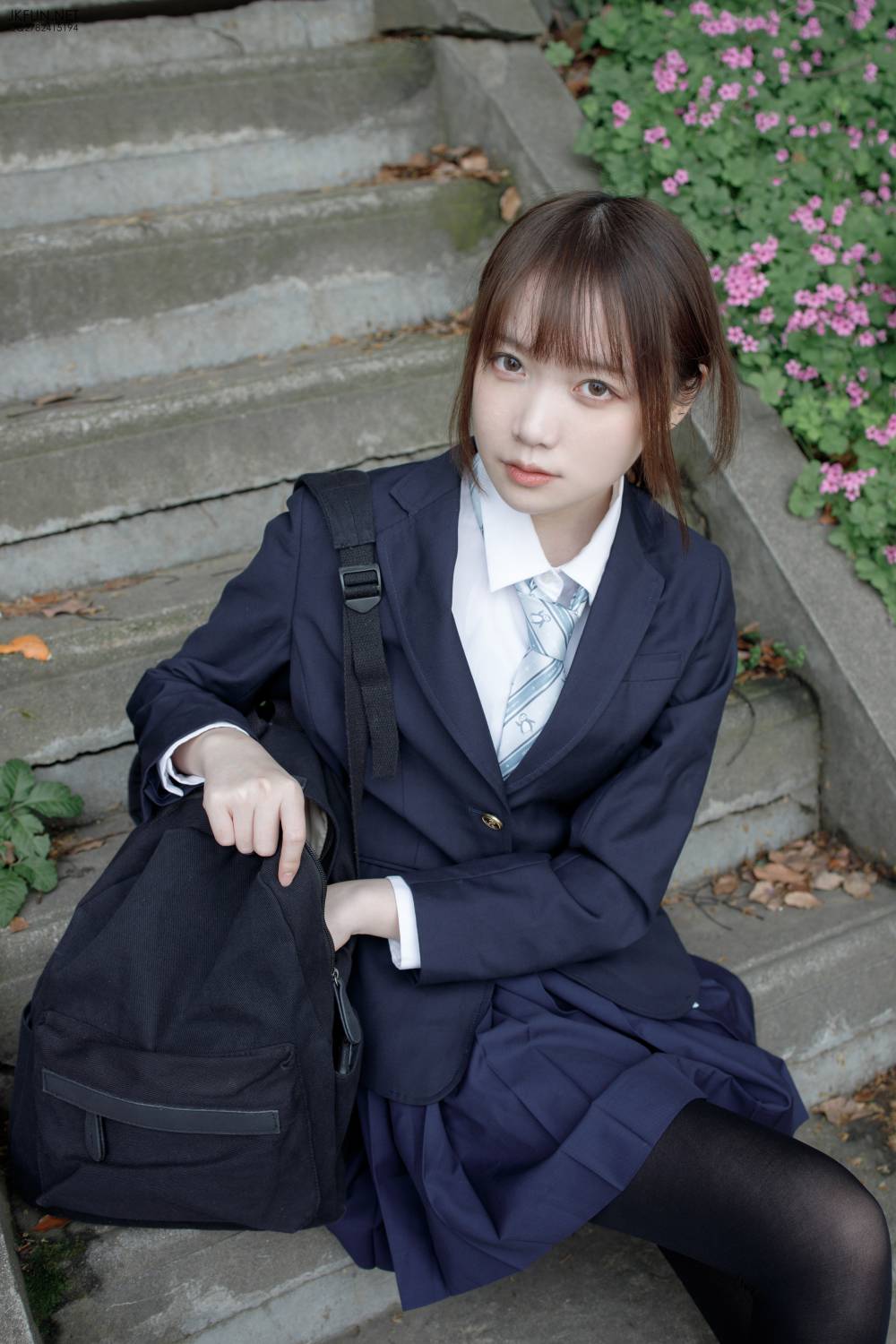 森萝财团写真 JKFUN-006 Aika 日系黑丝插图