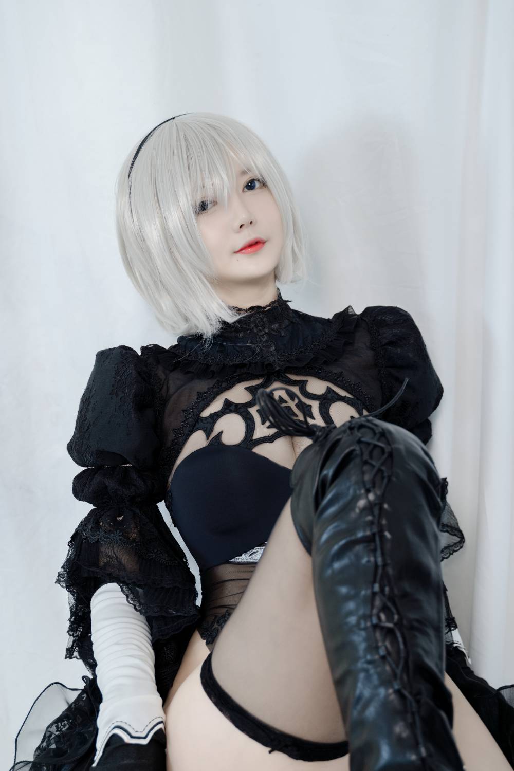 51酱 NO.001 2B黑婚纱[53P2V-486MB]插图