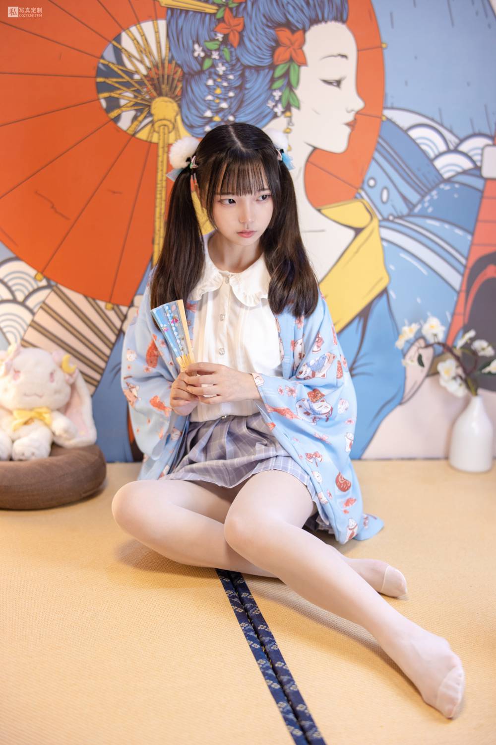森萝财团写真 JKFUN-027 花里胡哨的民宿 5D白丝 默陌插图