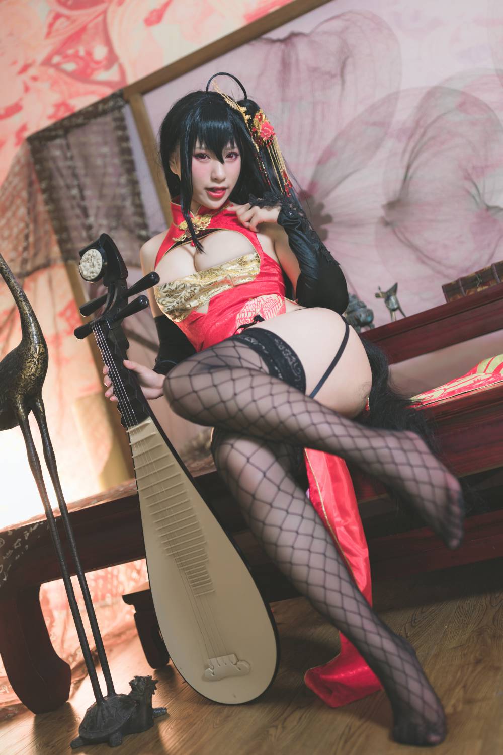 柘烟_Zuken NO.004 大凤旗袍 [24P-337MB]插图