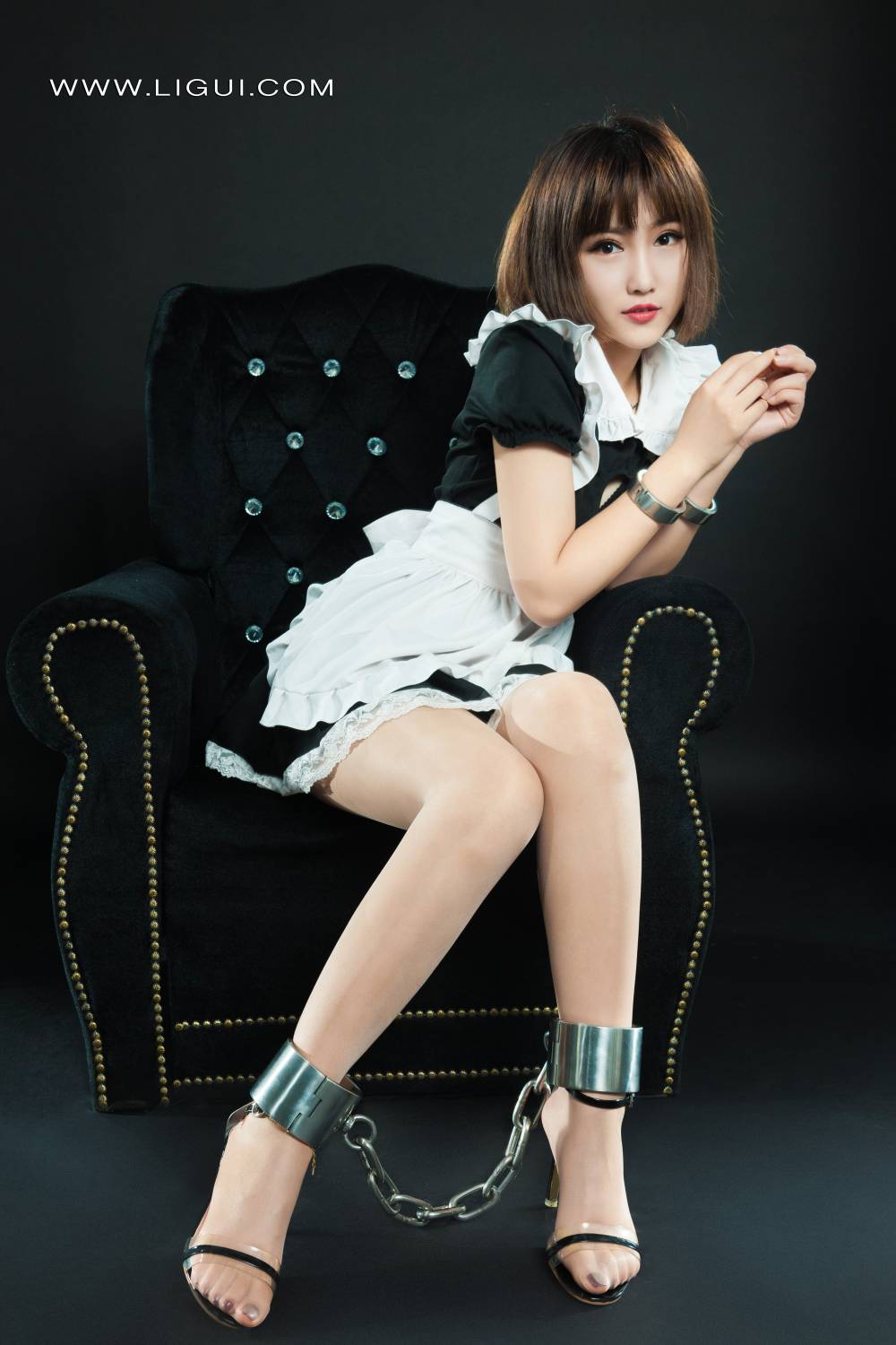 [Ligui丽柜] 2022.02.23《美仆之链》小爽[67+1P77MB]插图1