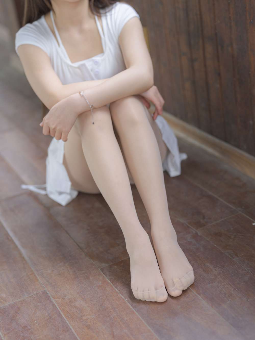 森萝财团写真 晴涩001 乃晴 肉丝 15D 超薄插图