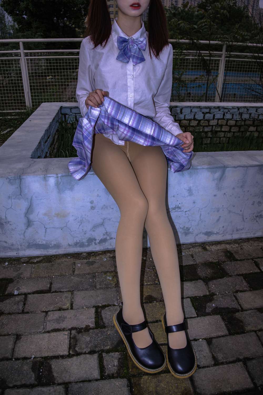森萝财团写真 月下001 小夜 肉丝 300D 真空插图