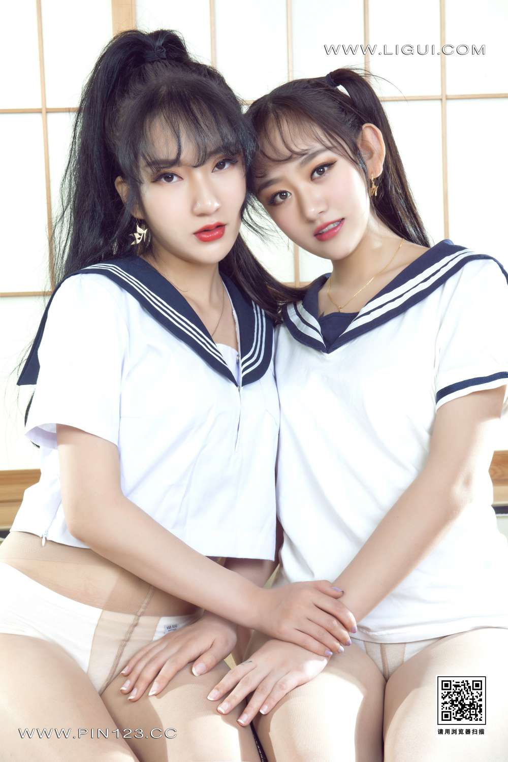 [Ligui丽柜] 2023.01.06《双生花花季岁月》小熊&汐汐 [81+1P95M]插图1
