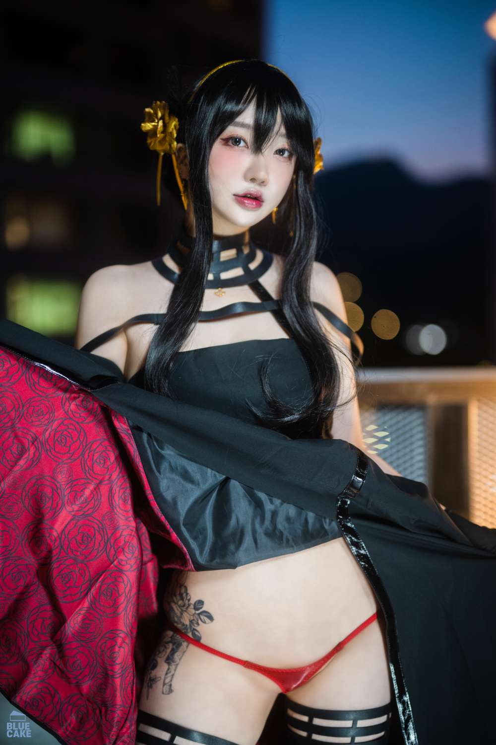 [BLUECAKE] 041 yeeun孫樂樂 - Black Rose [130P3.26GB]插图
