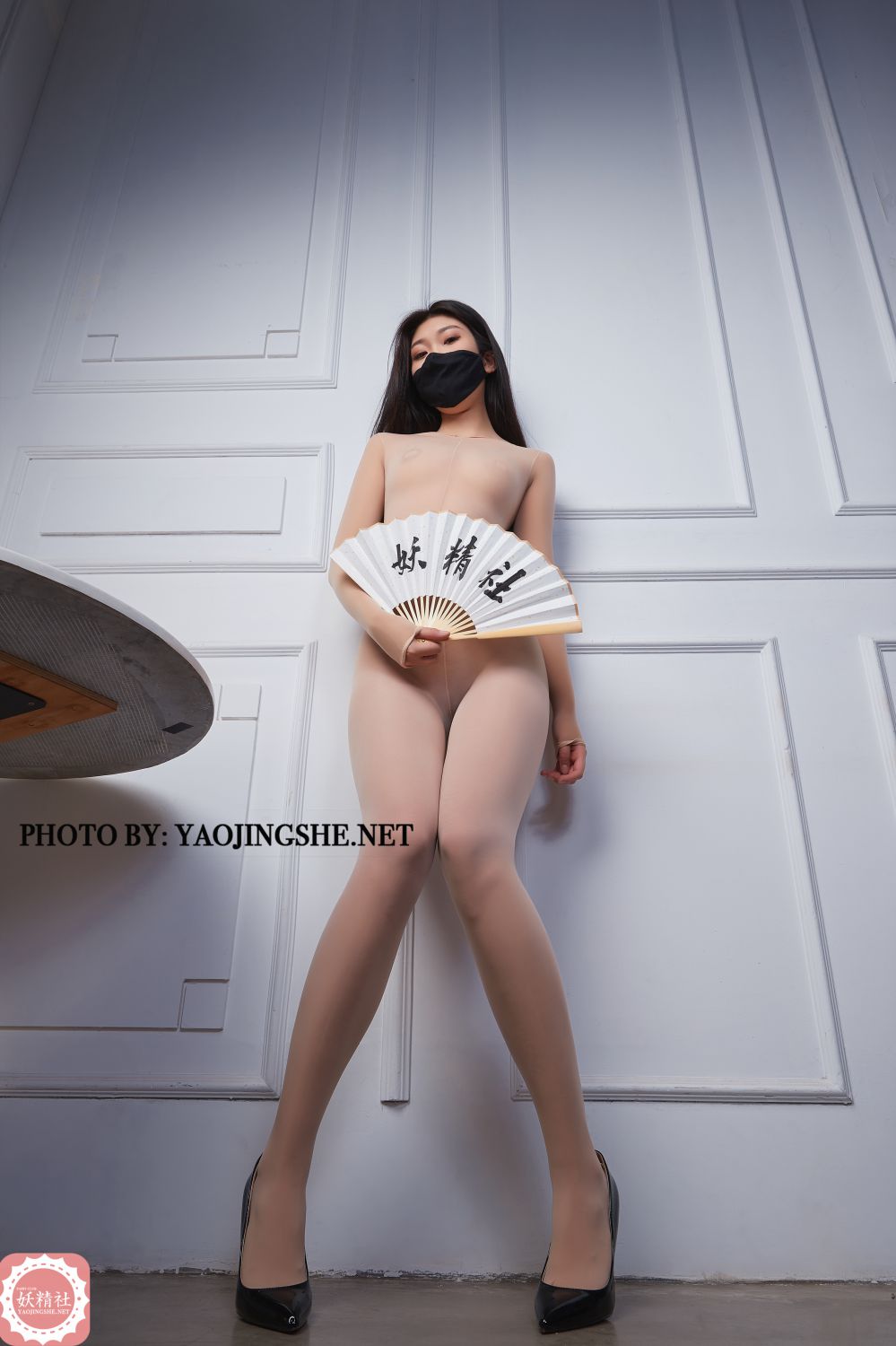 [FAIRY CLUB妖精社]   T2027《苏伟-黑旗袍连身袜》插图1