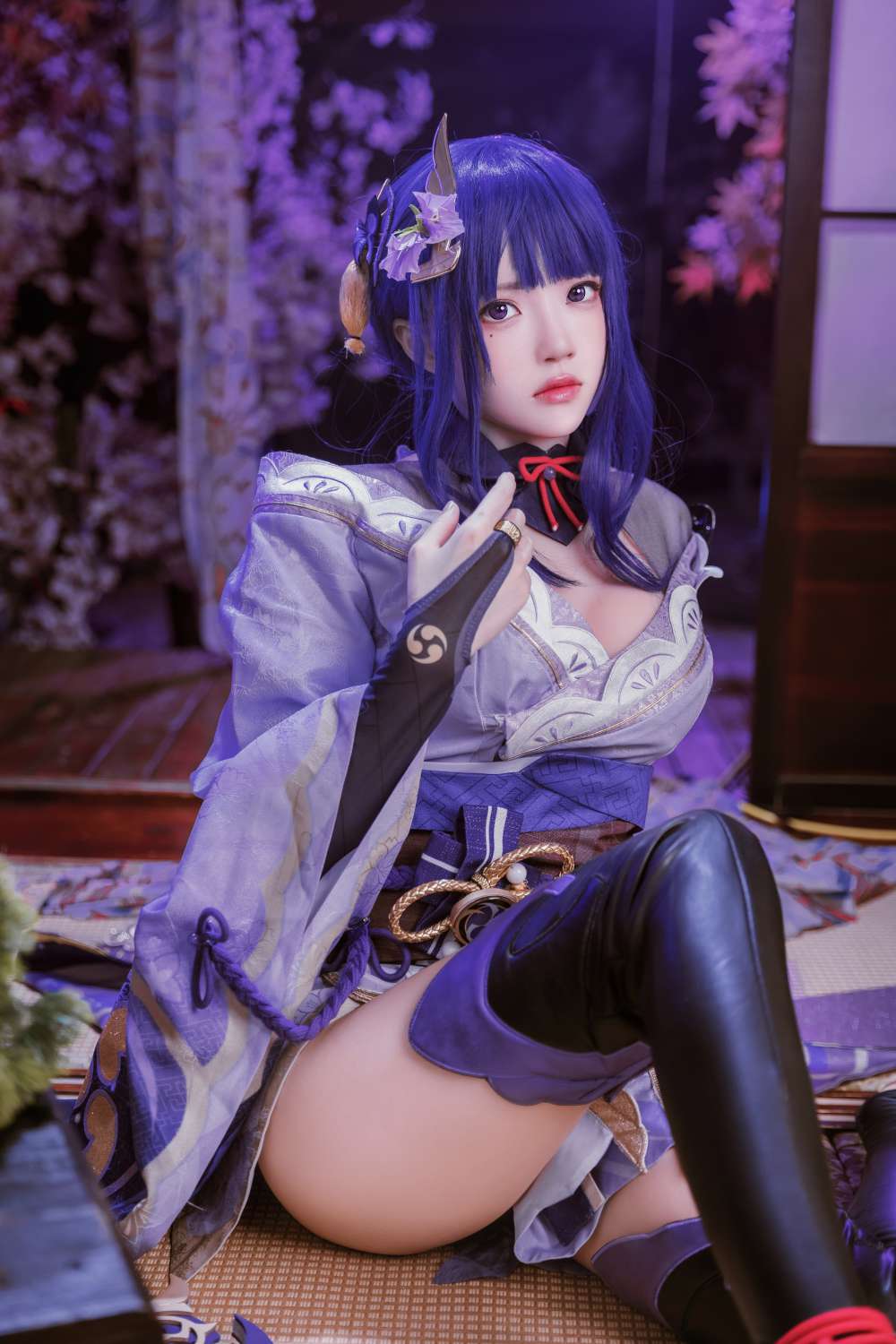 桜桃喵 NO.138 雷电将军+花絮 [51P1V-1.86GB]插图