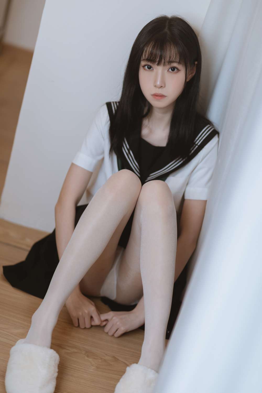 许岚LAN NO.019 白丝水手服 [40P-608MB]插图1