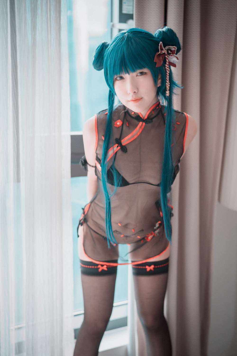 [DJAWA] 166 Sonson-Sheer Qipao Girl [44P513MB]插图