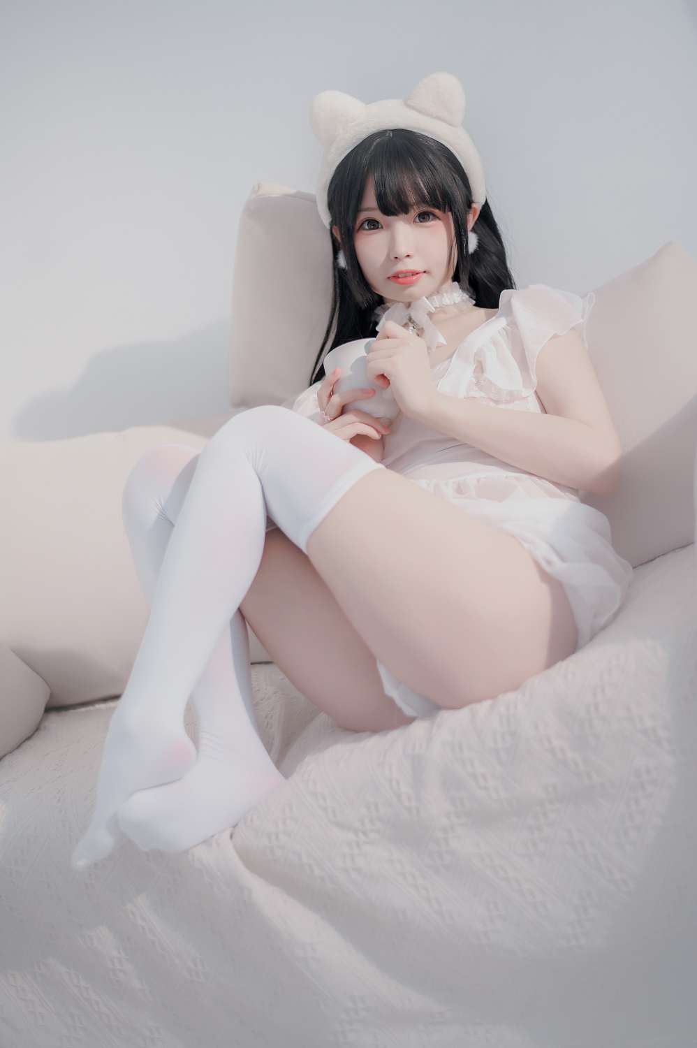 NO.003 十万珍吱伏特 睡裙[11P79MB]插图1