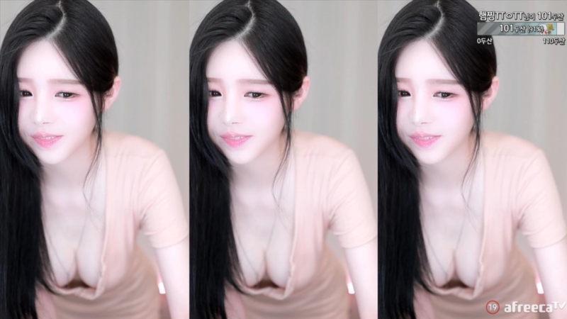 【直播热舞】韩国美女主播BJ햄찡黑珍热舞【10v】插图2