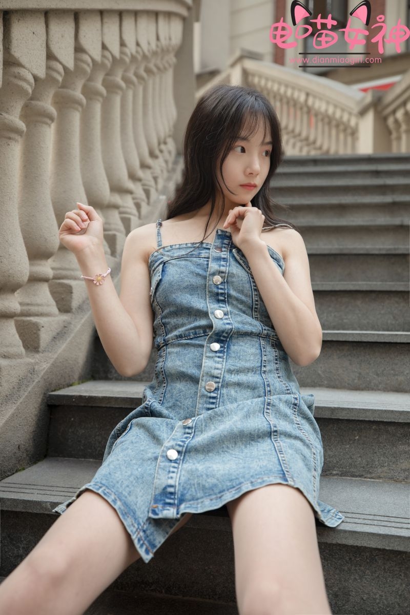 电喵女神 NO.005 灵唯 稚嫩小白鞋插图1
