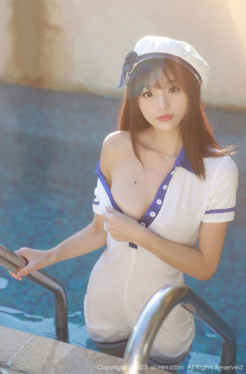 [XIUREN秀人网] 2023.05.06 NO.6686 佘贝拉bella 性感白色海军服插图