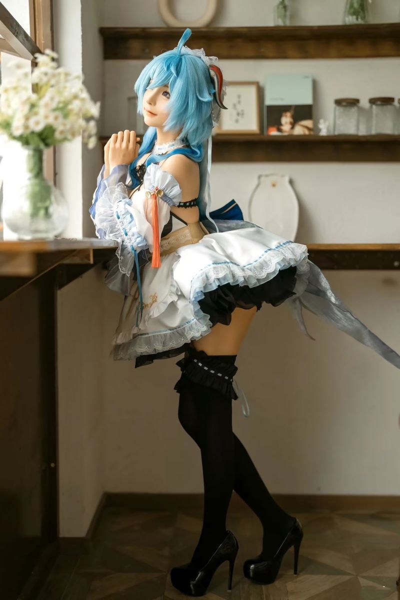 蠢沫沫 NO.218 甘雨女仆 [14P-158MB]插图