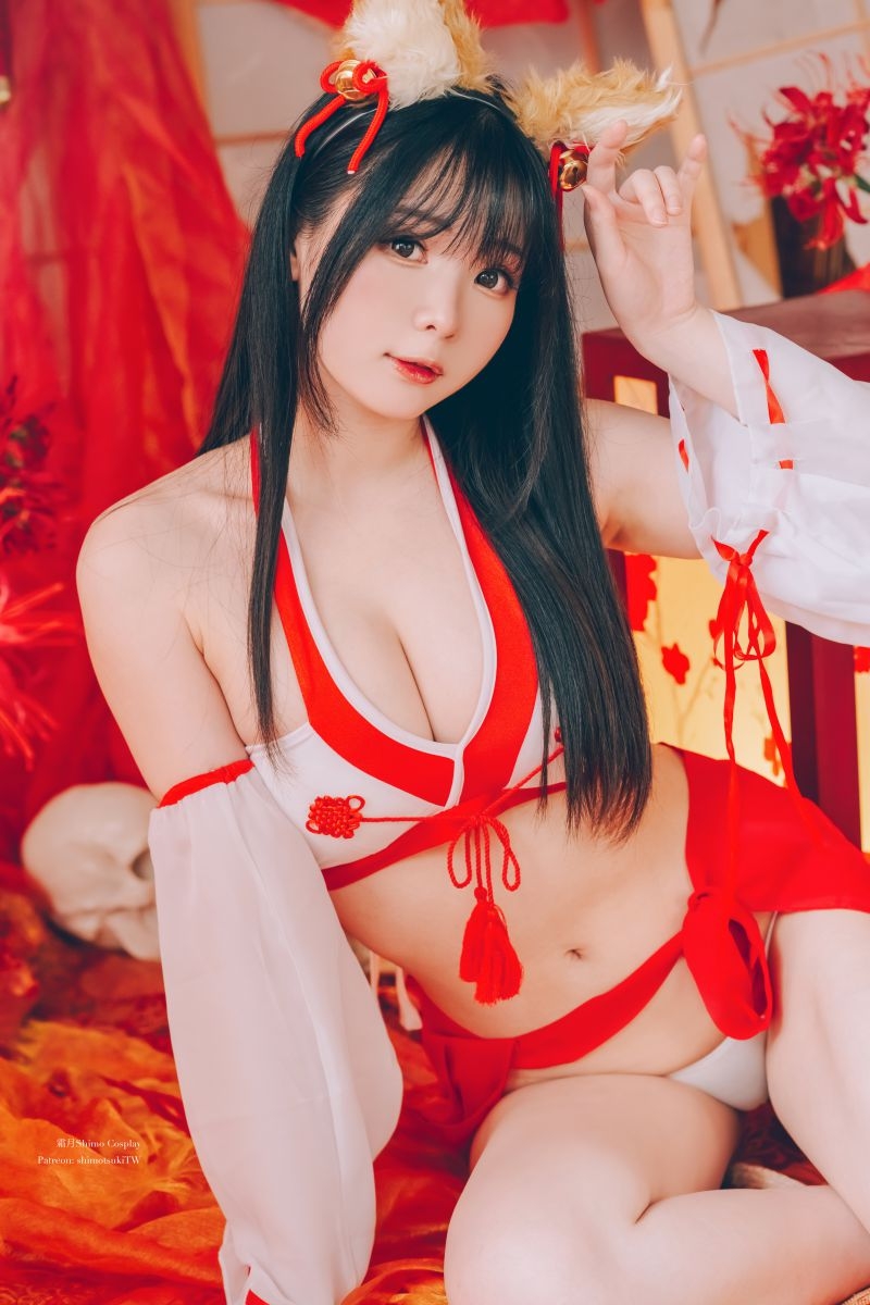 霜月shimo NO.073 Fox Miko [14P-264.7M]插图1