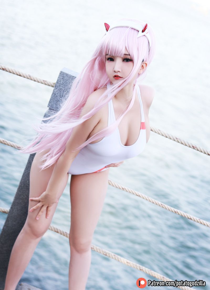 越南 Potato Godzilla NO.74 Zero Two Swimsuit [29P-209MB]插图1