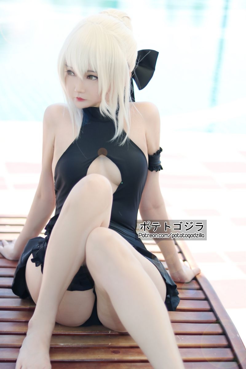 越南 Potato Godzilla NO.79 Saber Alter Swimsuit [18P-109MB]插图
