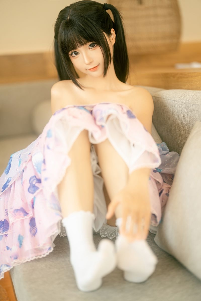 蠢沫沫 NO.243 可爱粉裙 [13P-118M]插图1