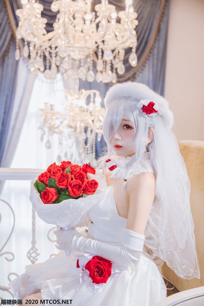 [喵糖映画] VOL.123 花嫁COS 40P插图