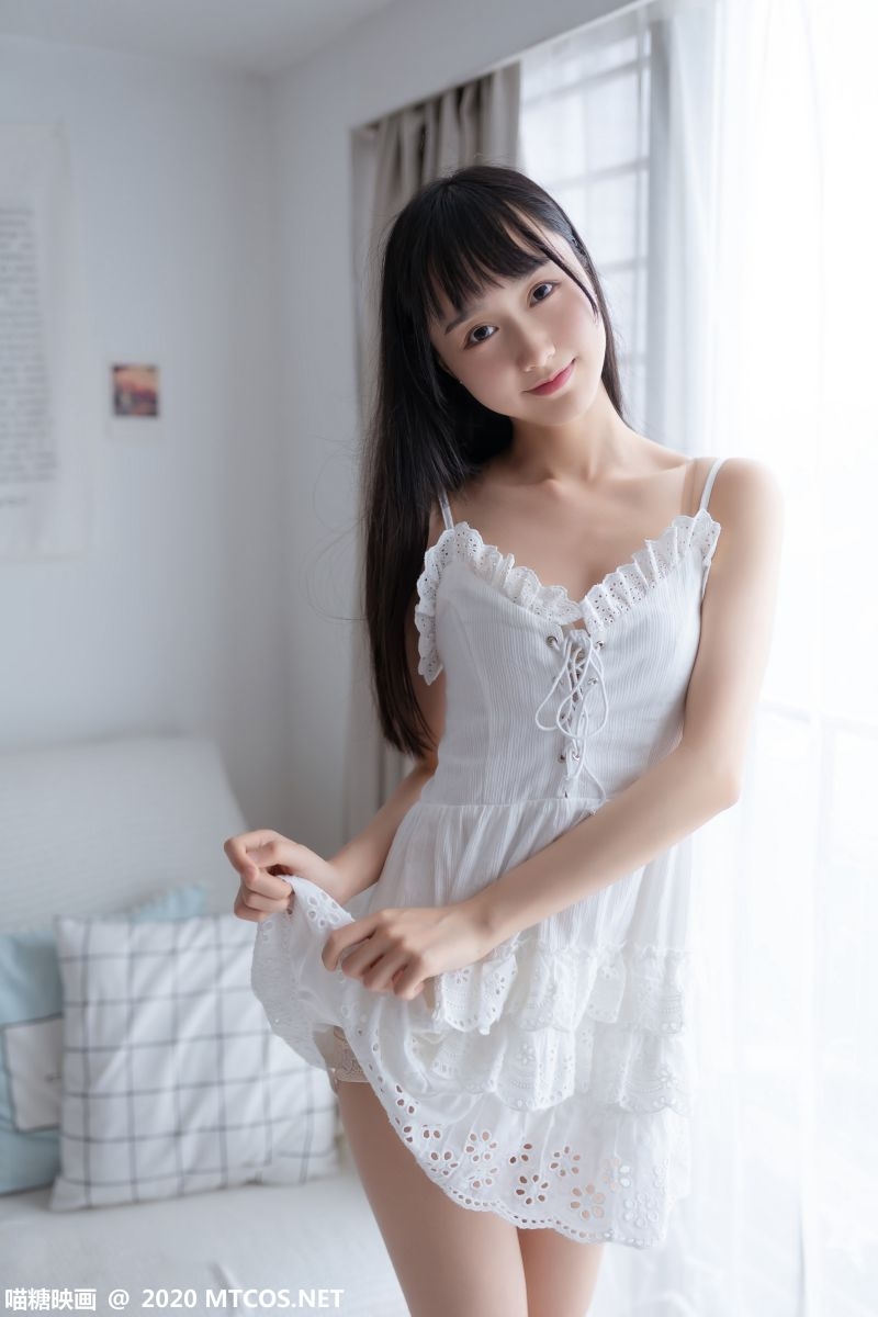 [喵糖映画] VOL.187 白裙少女 [40P169MB]插图1
