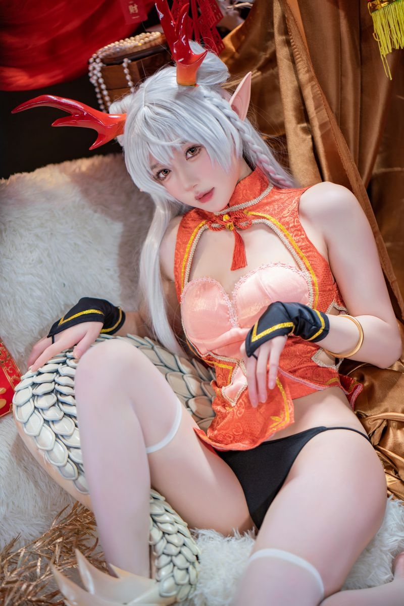 阿包也是兔娘  NO.084 新春贺图 龙妹[45P1V-1.24G]插图1