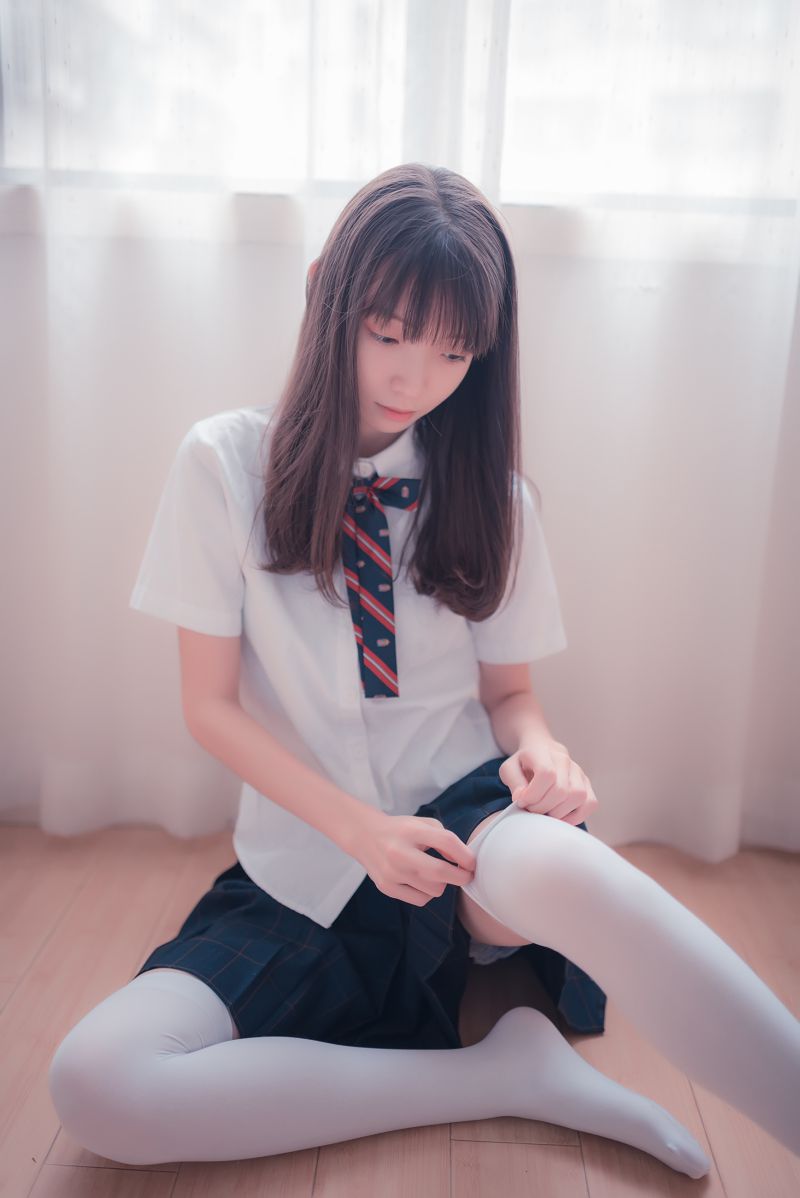 风之领域 - NO.004 邻家白丝清新女孩 [49P-74MB]插图1