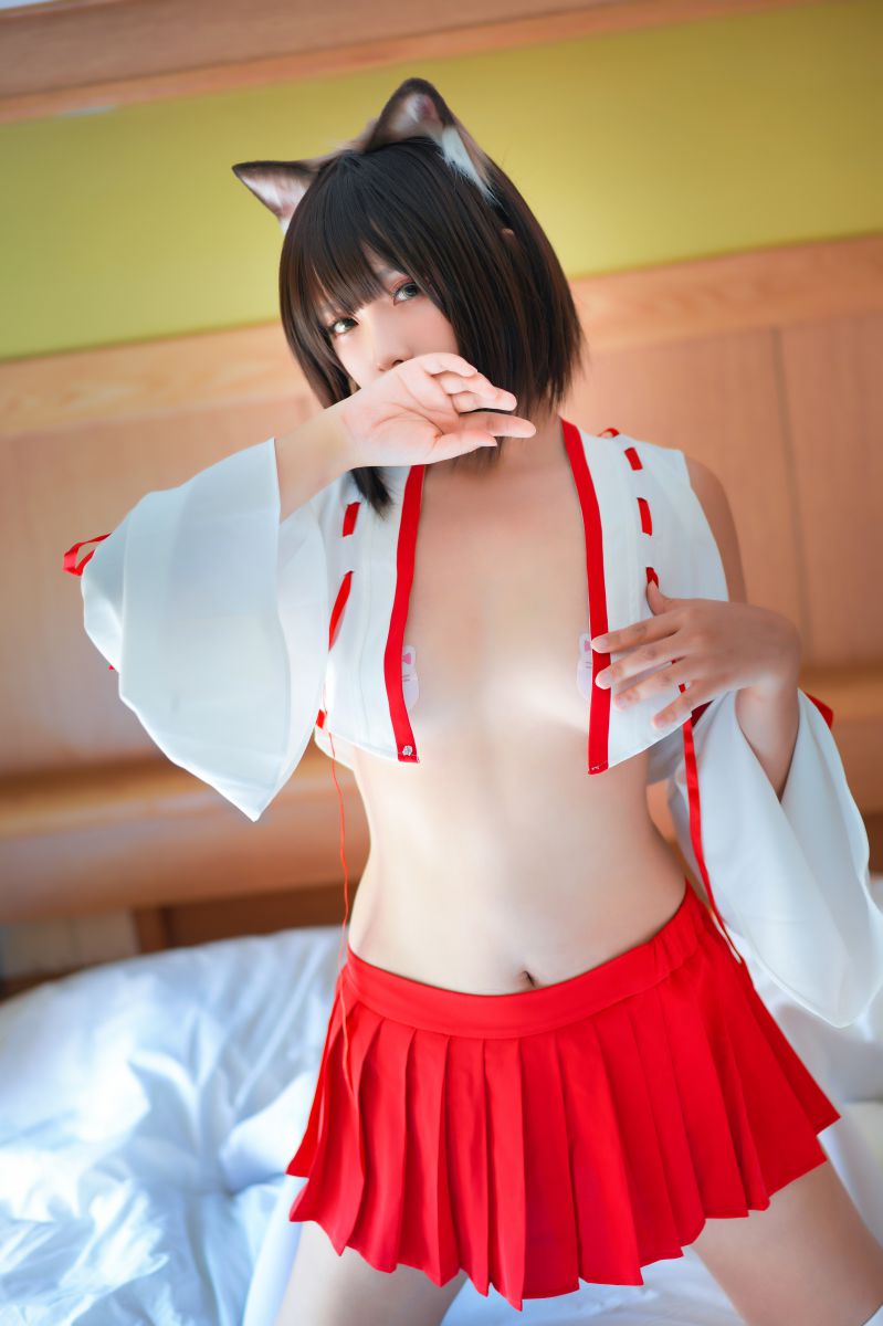 003 Neko薇薇 巫女 [30P225MB]插图1