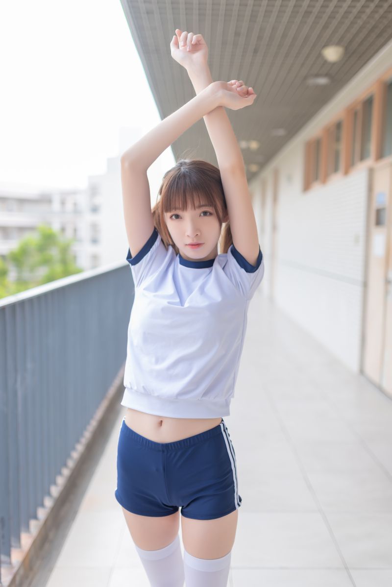 风之领域 - NO.045 清新体操服白丝女孩 [50P-180MB]插图