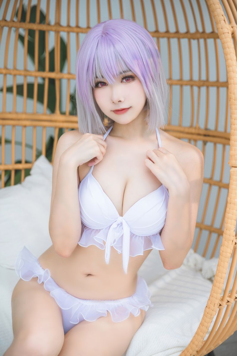 瓜希酱 NO.082 &Momoko葵葵 SSSS.GRIDMAN 宝多六花&新条茜 泳装 [85P-472MB]插图1