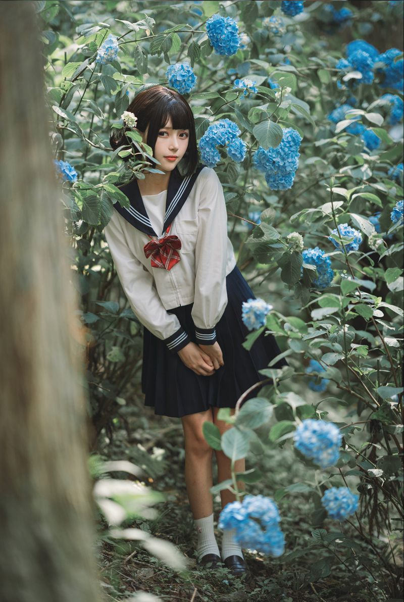 凛子酱 NO.020 紫阳花 [34P-156MB]插图1