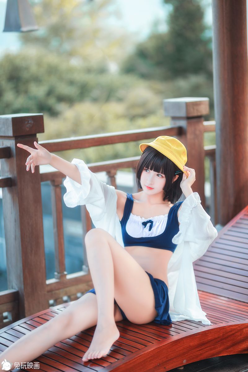 兔玩映画 夏日泳装 Vol.041 小黄帽 [40P-413MB]插图