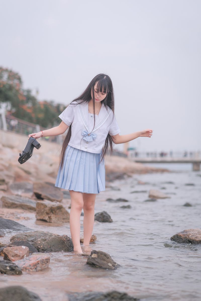 风之领域 - NO.141 海边漫步 [51P-150MB]插图1