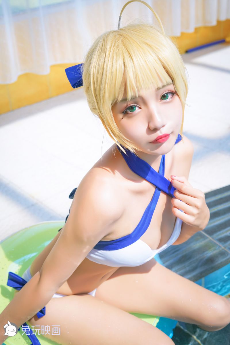 兔玩映画 夏日泳装 Vol.022 来玩水 [40P-751MB]插图1