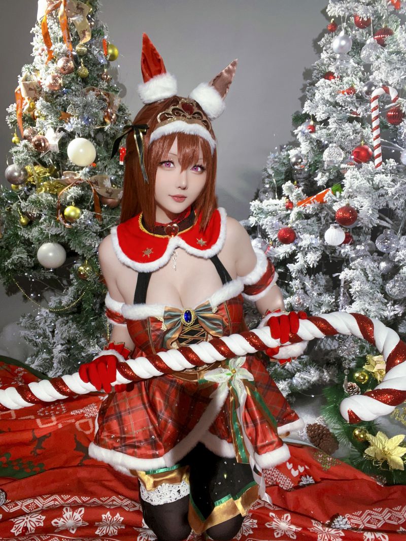 星之迟迟 – NO.202  23年12月计划A 赛马娘-大和赤骥 圣诞衣装[47P-196.6M]插图1