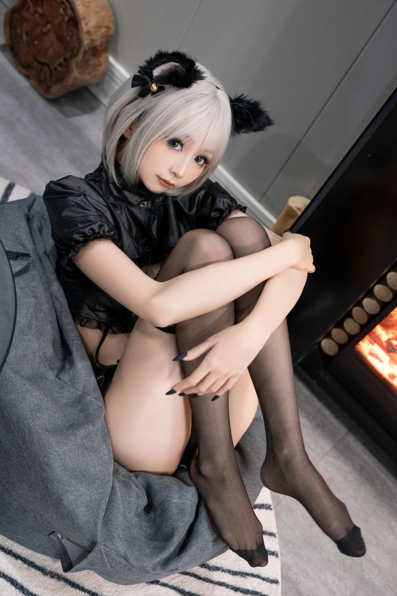 花音栗子-迷路的黑猫 [76P2V]插图