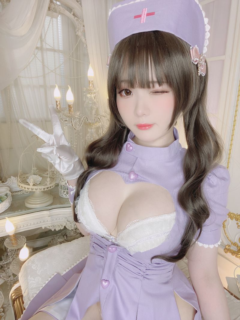霜月shimo – NO.103 紫护士 [20P／130MB]插图1