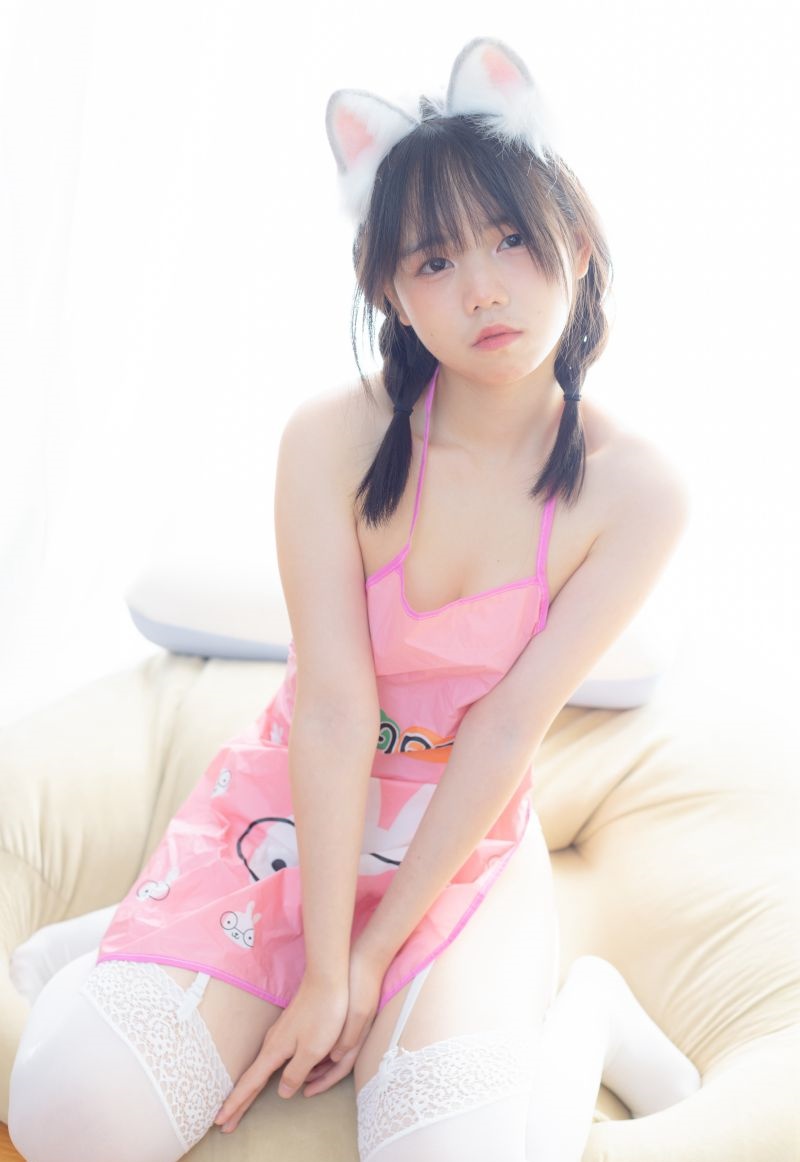 内部定制 小鱼 粉红肚兜 【92P1V】插图