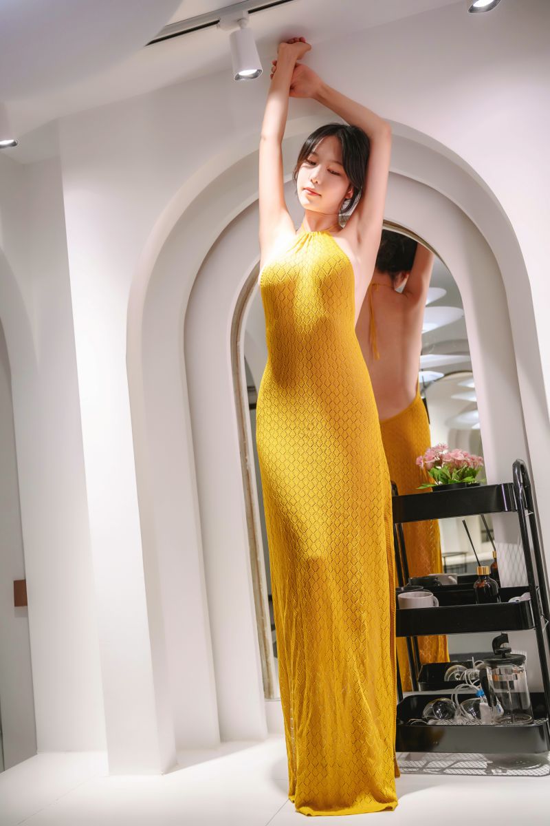 抖娘-利世  黄色战袍[46P-465.8M]插图