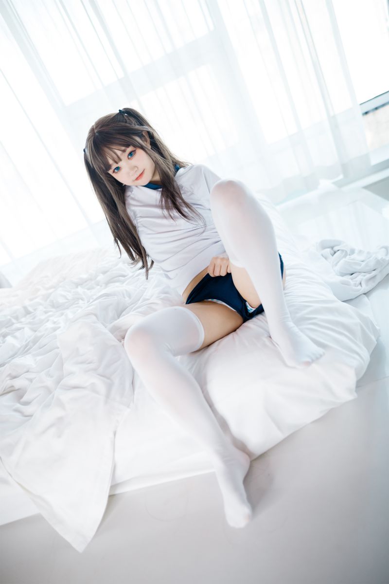 神沢永莉 – NO.015 半双马尾体操服大腿袜[68P-246M]插图