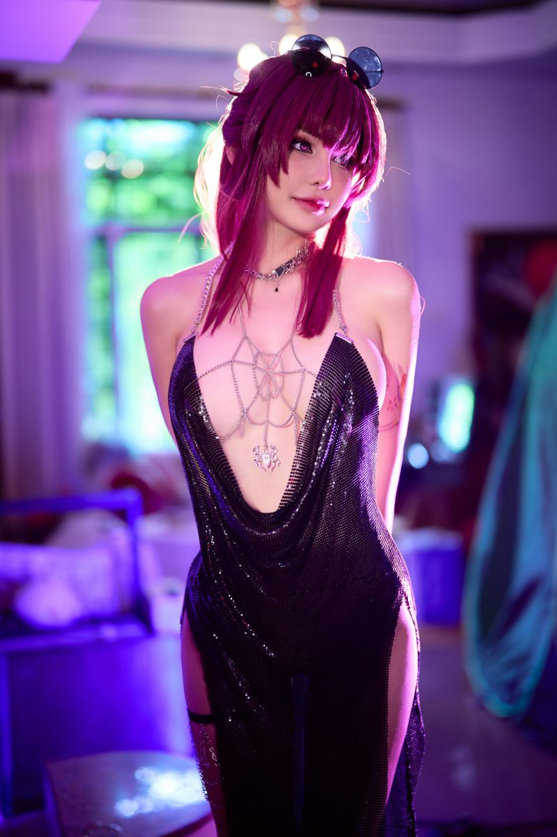 Joyce Lin2x – NO.037 Kafka Black Prom (Honkai Star Rail)[76P-347.4M]插图1