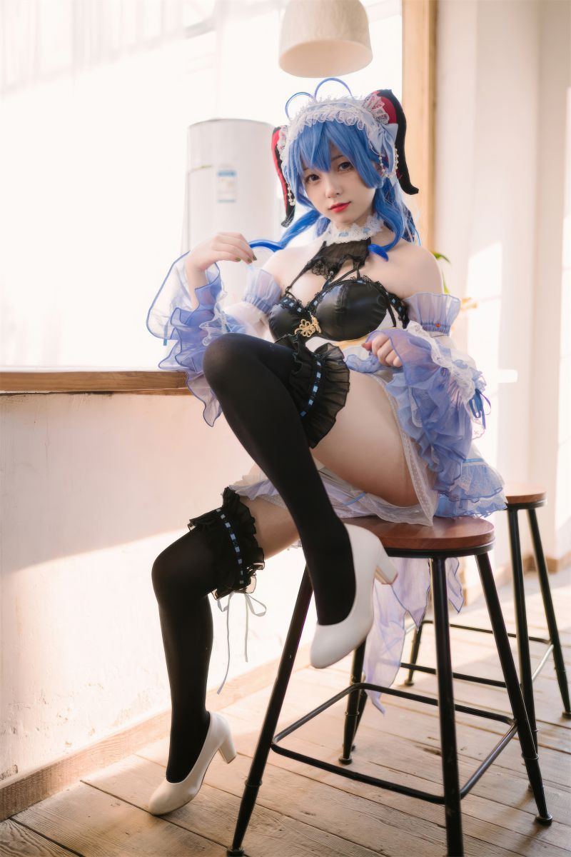花铃 – NO.049 甘雨女仆[41P-306.2M]插图