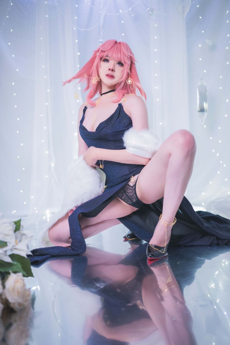 Hatori Sama – NO.027 ae Miko Cocktail Dress[11P-56.1M]插图1
