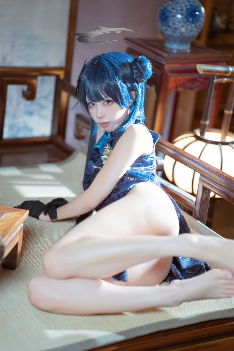 是三不是世w – NO.031 碧蓝档案 妃咲旗袍[42P-269.3M]插图1