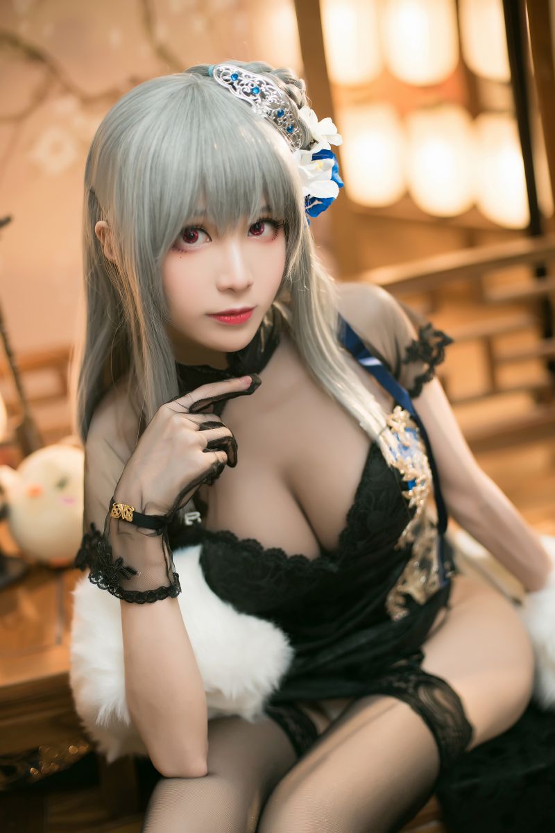 Tomoyo酱 – NO.028 碧蓝航线 路易九世旗袍[20P-76.9M]插图