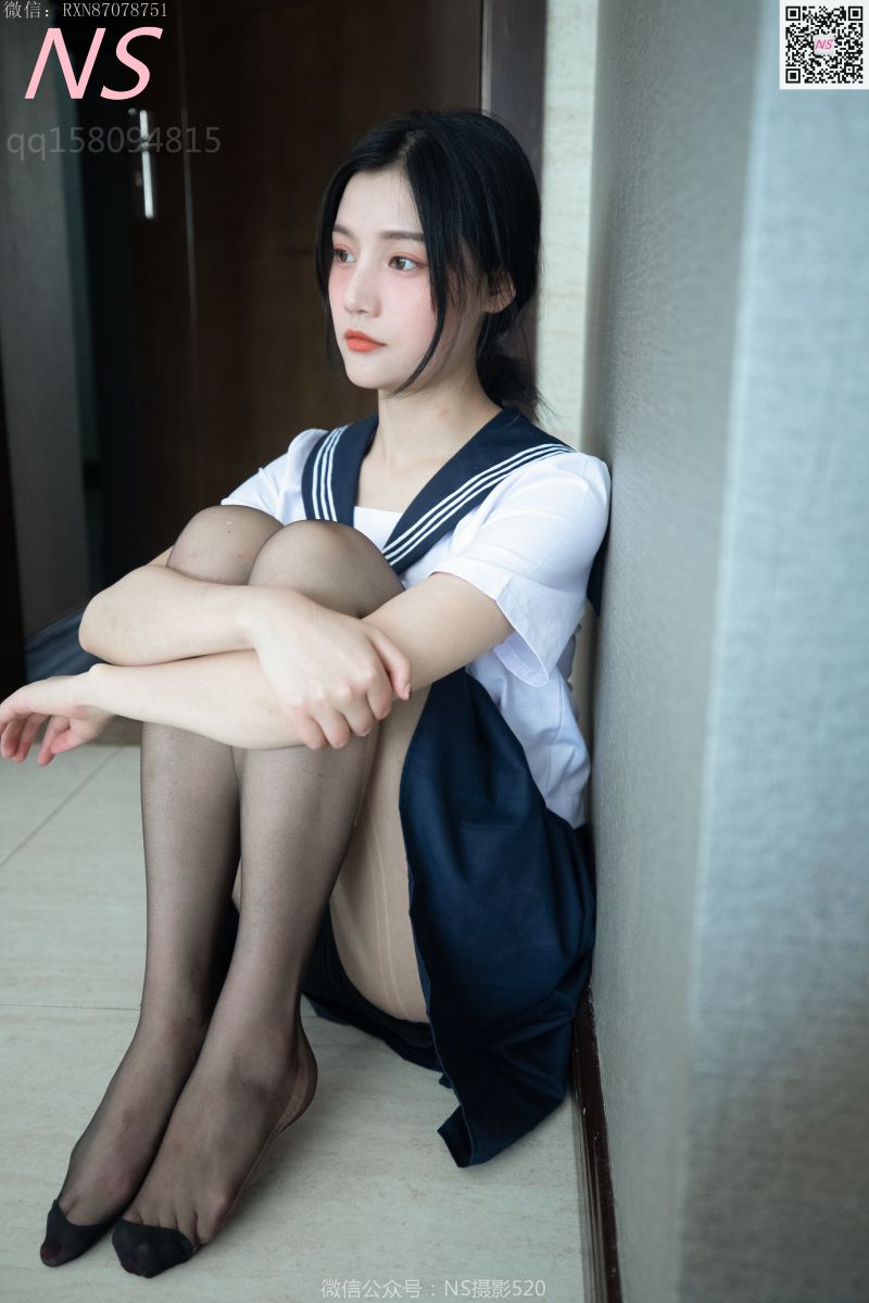 纳丝摄影 NO.173 子涵 黑色丝袜的家居生活 [63P+574M]插图1