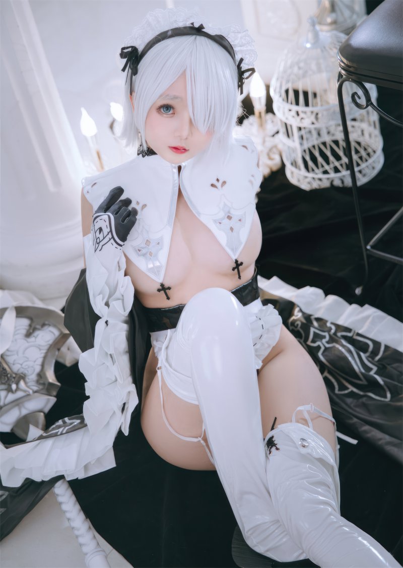 日奈娇 – NO.097 2B奶盖女仆[86P-401.3M]插图1